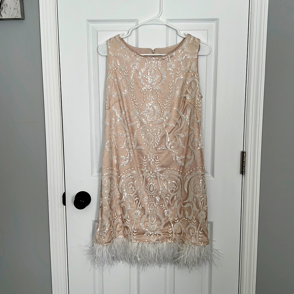 Vince Camuto Sequin Sleeveless Dress